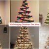 Wall Hanging Christmas Tree Ideas with Lighting