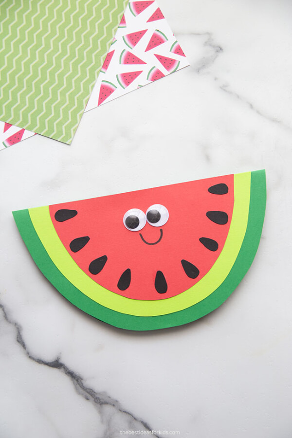 Easy Watermelon Crafts & Activities for Kids Watermelon Craft