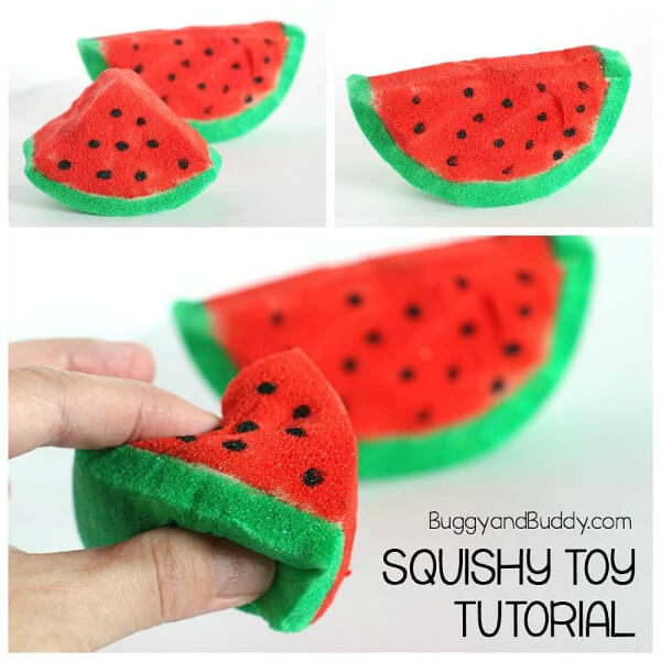 DIY Watermelon Squishies