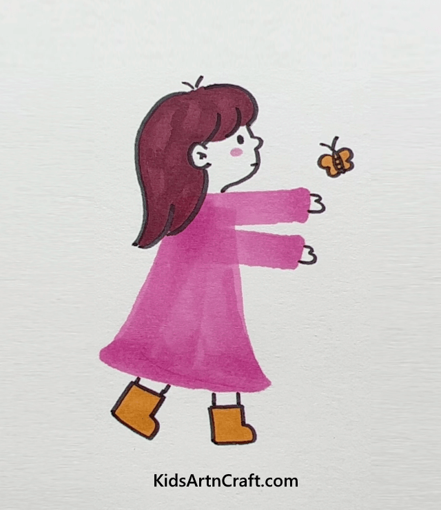 Butterfly Learn to Draw Cute Girls