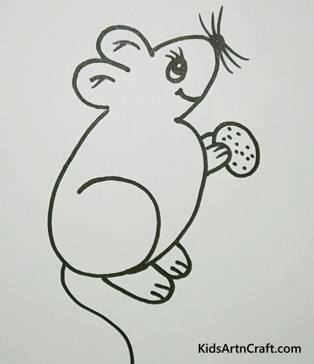 Cute & Easy Drawings for Kids to Make Simple Rat 