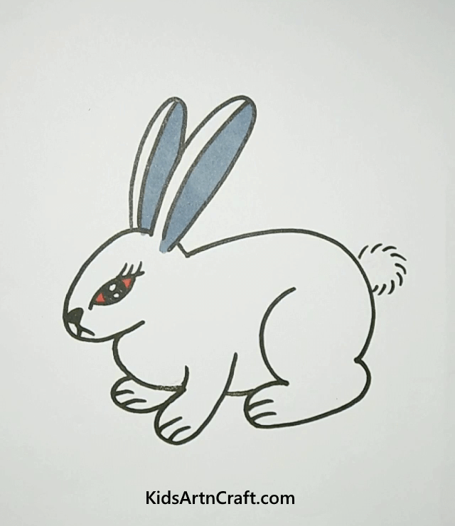 Cute & Easy Drawings for Kids to Make Angry Rabbit 