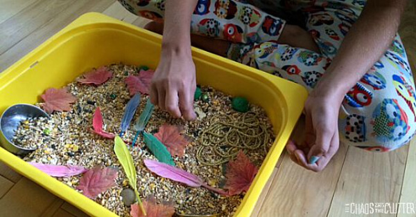 Autumn Sensory Bin For 5-year-olds Sensory Bin Play Craft Ideas For Kids
