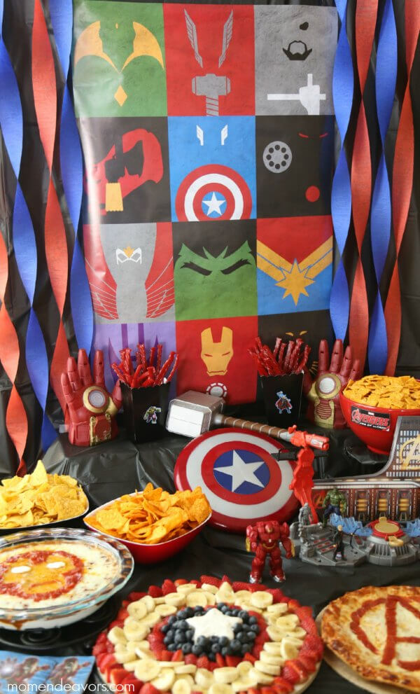 Adorable Avenger Party Decoration Idea At Home Super Hero Party Ideas for kids