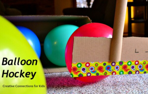 Balloon Hockey Game Idea For Little Players : Fun Balloon Games For Kids