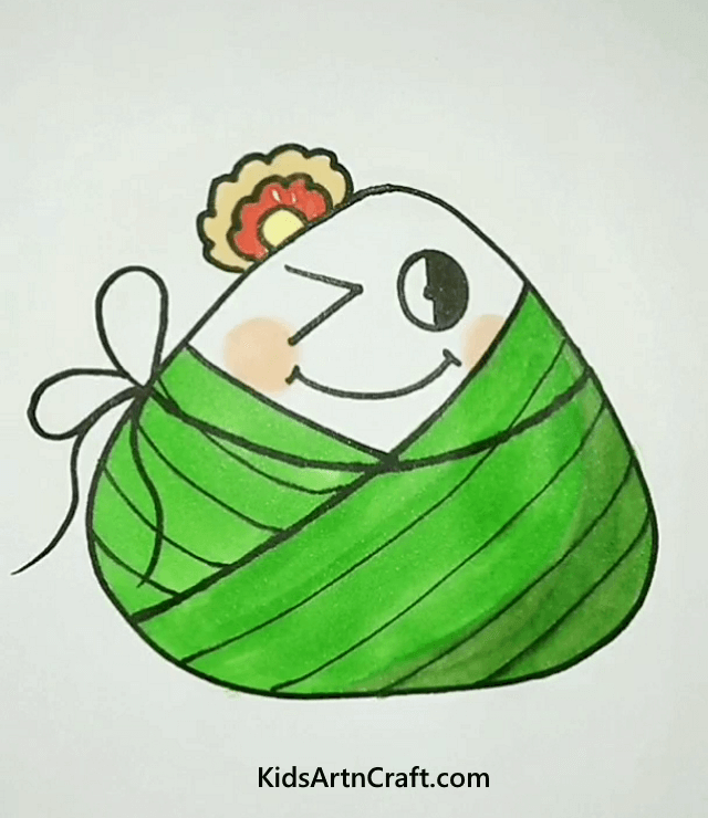 Easy Drawing For Kids To Improve Their Skills Rice Dumpling