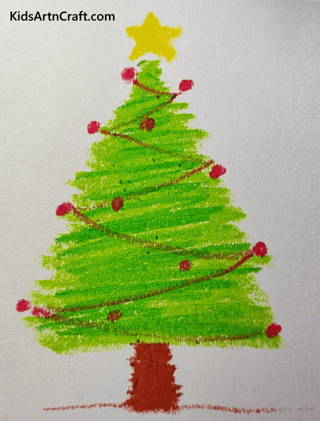 Drawing Concepts For Kids Christmas Tree