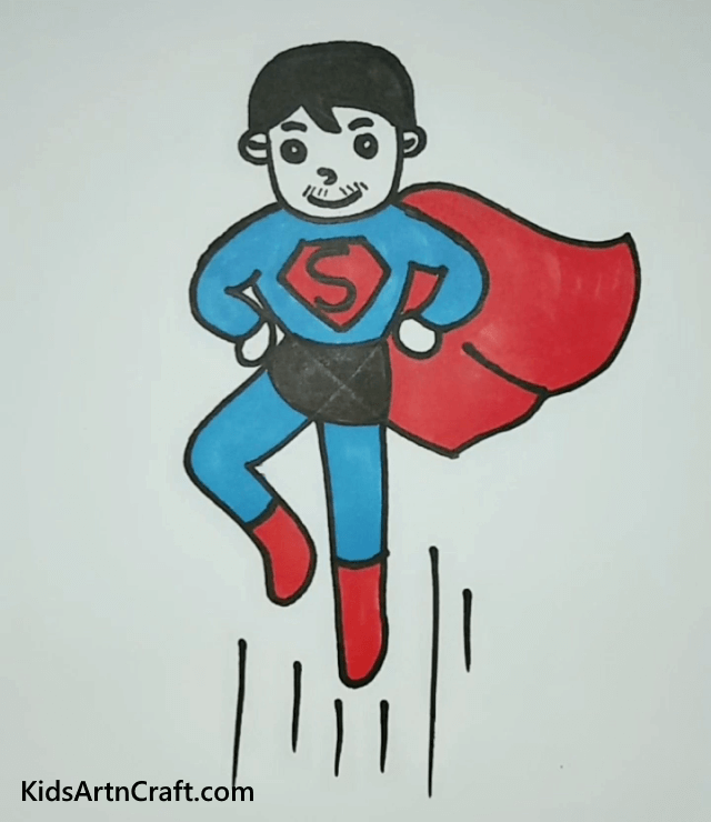 Superman Let's Have Some Fun By Drawing Cartoons