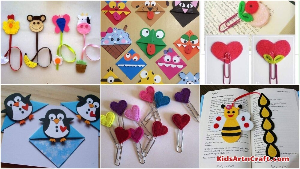 Bookmark Ideas that Your Kid Can Make for Books