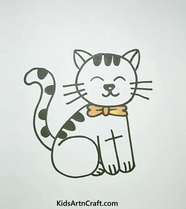 Easy Art Project Collection For Kids Comfortable Cat