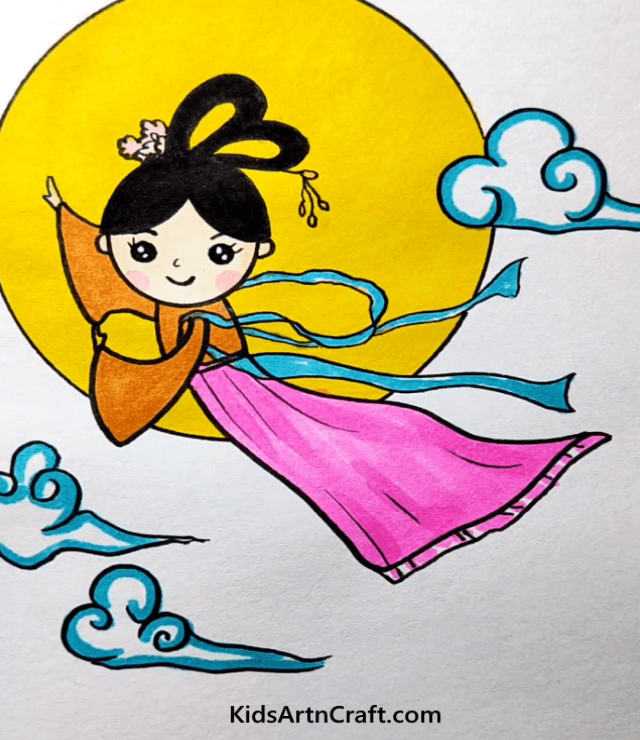 Goddess Of Moon Teach Your Kids The Joyful Art Of Drawing