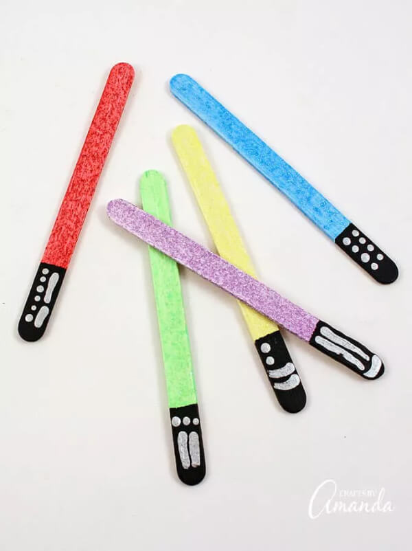 Star-War Lightsaber Bookmarks For Kids DIY Bookmarks Kids 