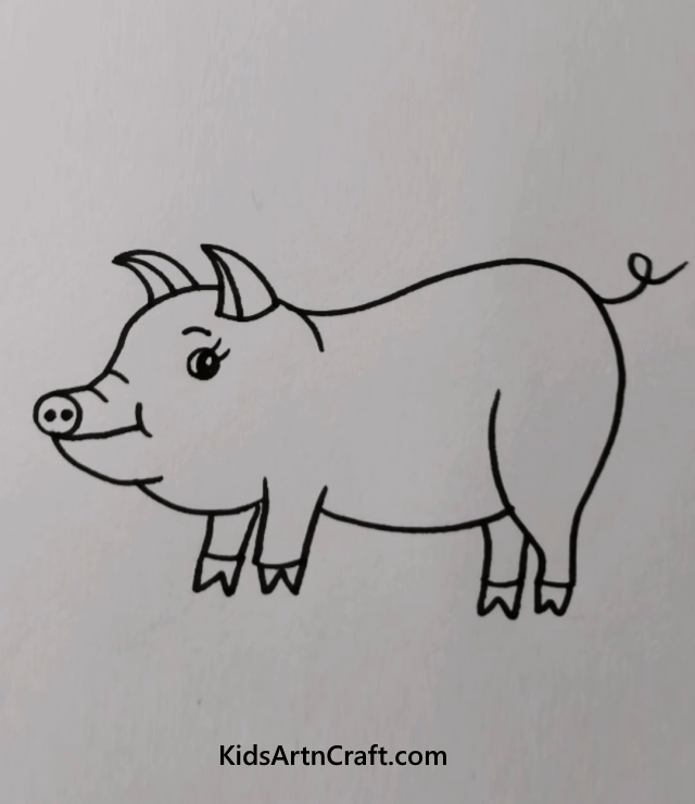 Draw a Cute Pig