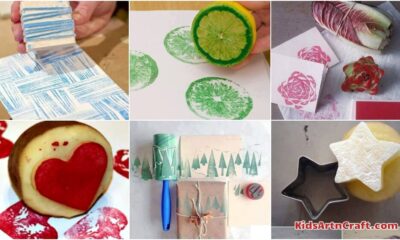 DIY Homemade Stamp Making Ideas For Children