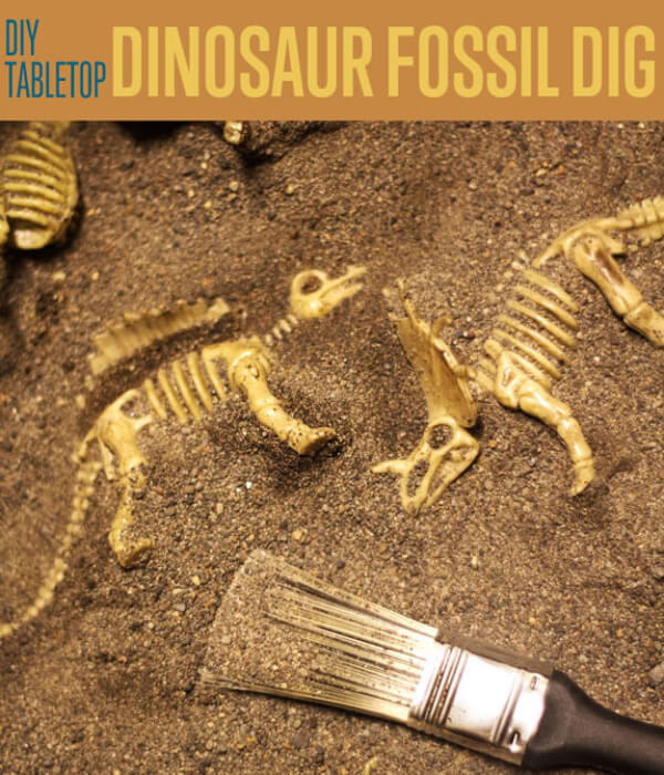 Easy To Make Dinosaur Fossils Craft For Kids