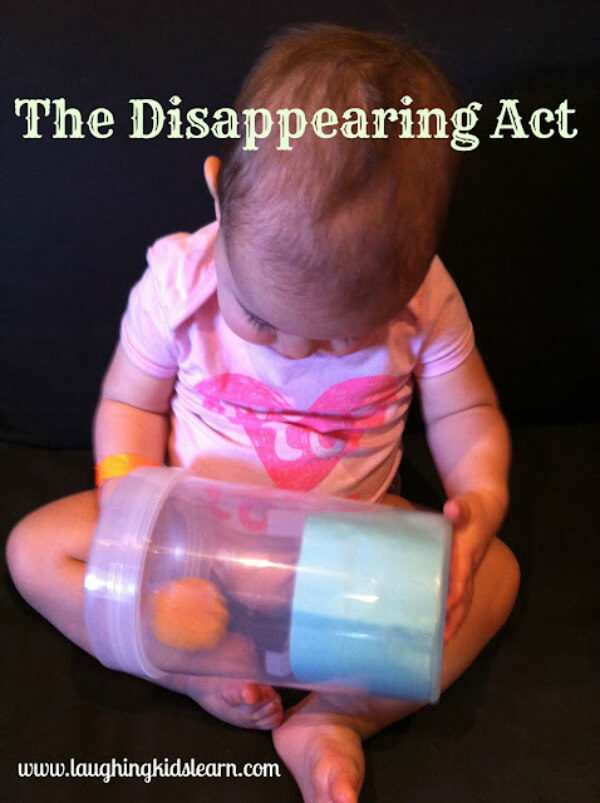 Handmade Disappearing Act Game Activity For 1-Year-Old Baby