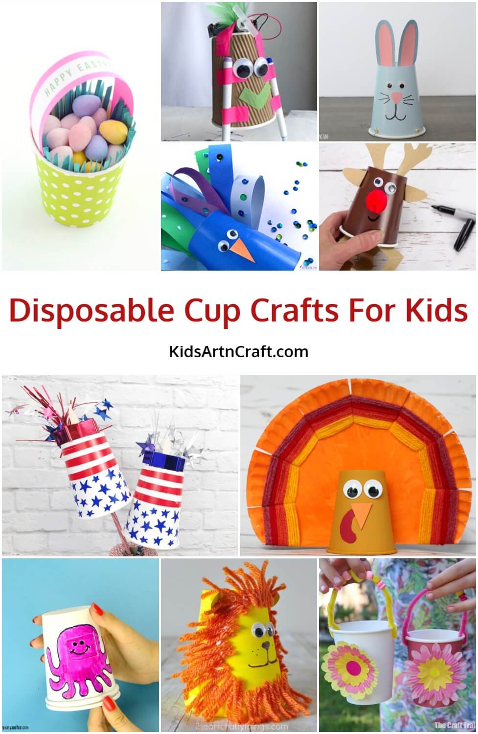 Disposable Cup Crafts For Kids - Kids Art & Craft