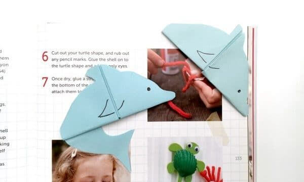 Fun Dolphin Craft and Activities Dolphin Corner Bookmark