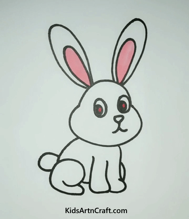 How to Make Animal Drawing Ideas For Kids Fluffy Bunny