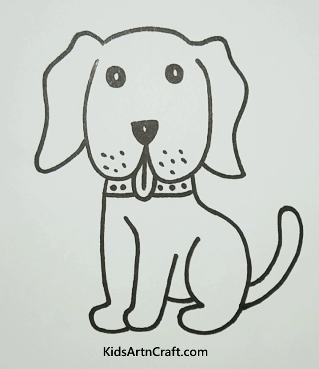 Learn To Draw Animals Drawings Draw A Loyal Dog