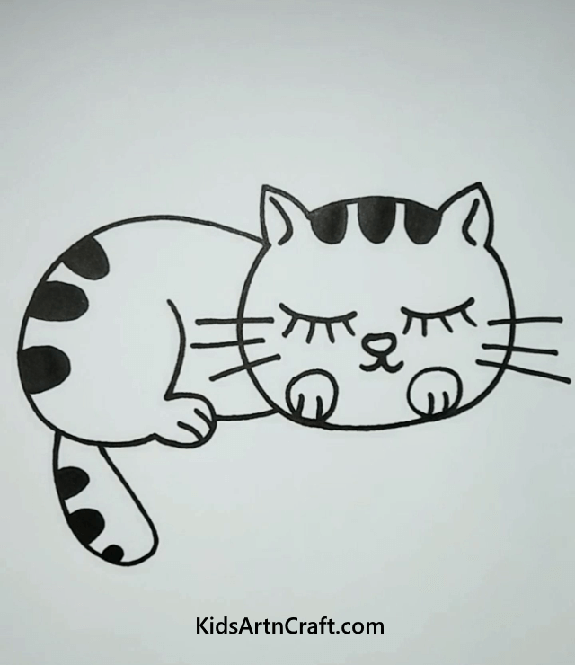 Draw A Slumbering Cat
