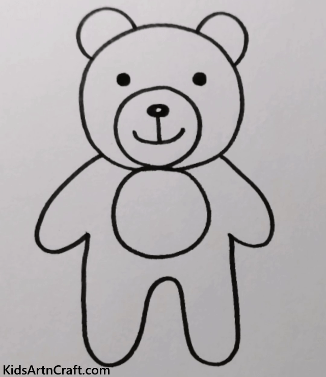 Cute Drawing Ideas for Kids Bear