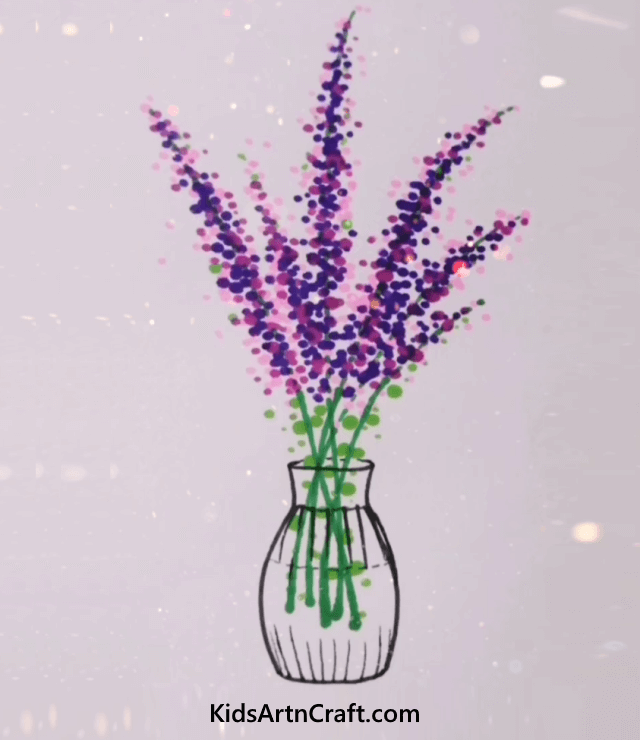 Flower Drawing Ideas For Kids Lavender Love