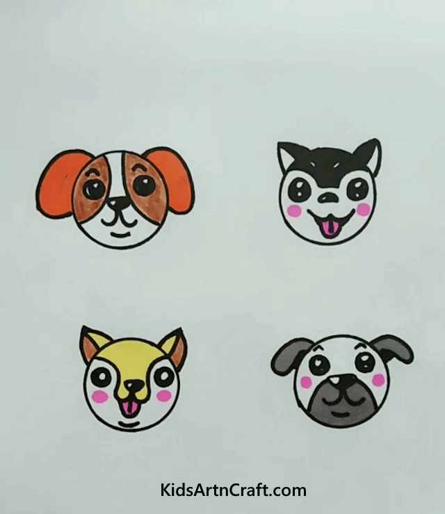 Easy To Draw Animals For Kids Animal Faces