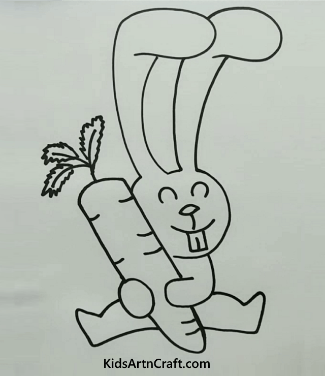 Easy To Draw Animals For Kids Bunny