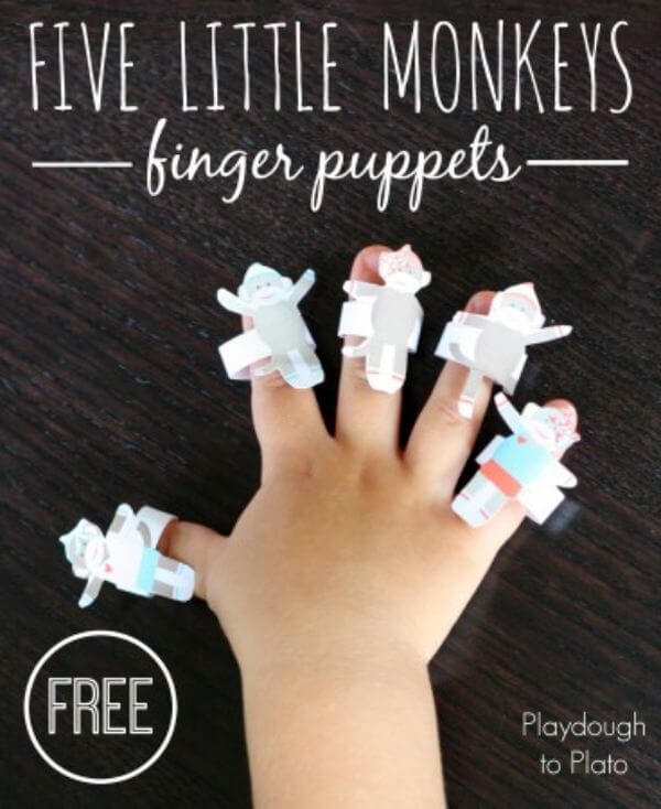 Five Little Monkey Finger Puppets