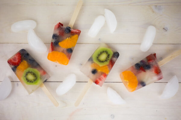Fruity Popsicles - Frosty treats for the young ones.