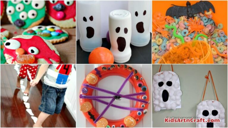 Halloween Activities For 2-3 Year Olds (Toddlers) - Kids Art & Craft