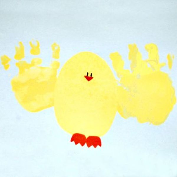  Easy Art Projects For 1-Year-Old Preschool Easter Chick Craft