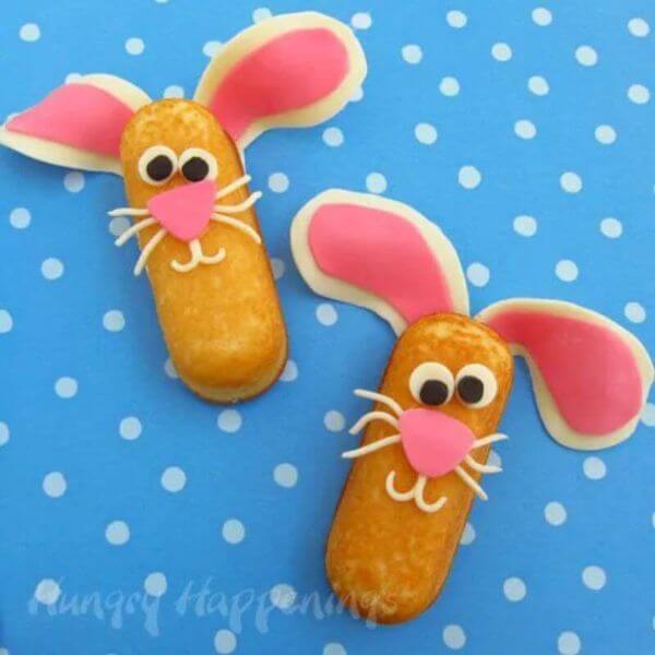 Eclair Cake Bunnies With Whiskers