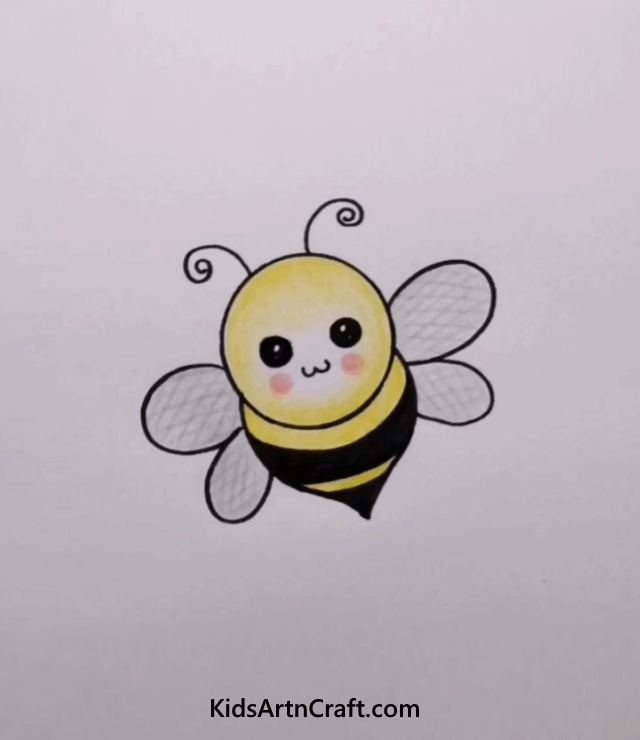 Learn to Make Drawings With Easy Tips Cute Bee