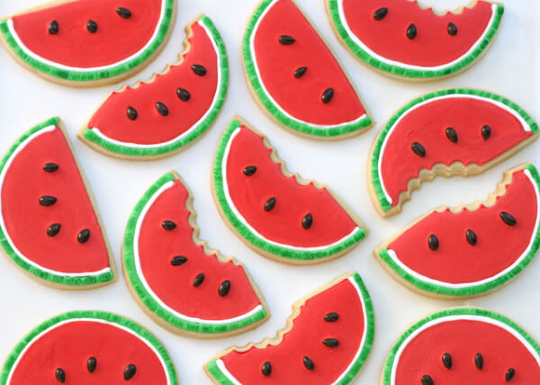 Easy Cookies Decoration Ideas For Kids The Watermelon Cookies
