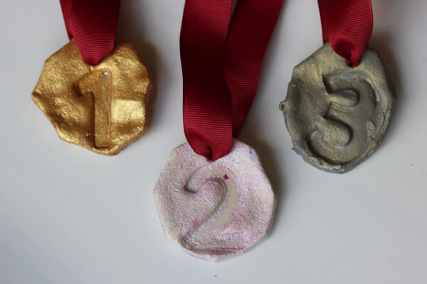 Salt Dough Olympic Medals Crafts For Kids