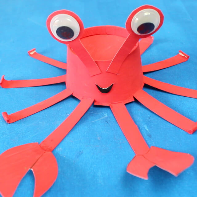 Easy Crab Crafts for Kids to Make - Kids Art & Craft