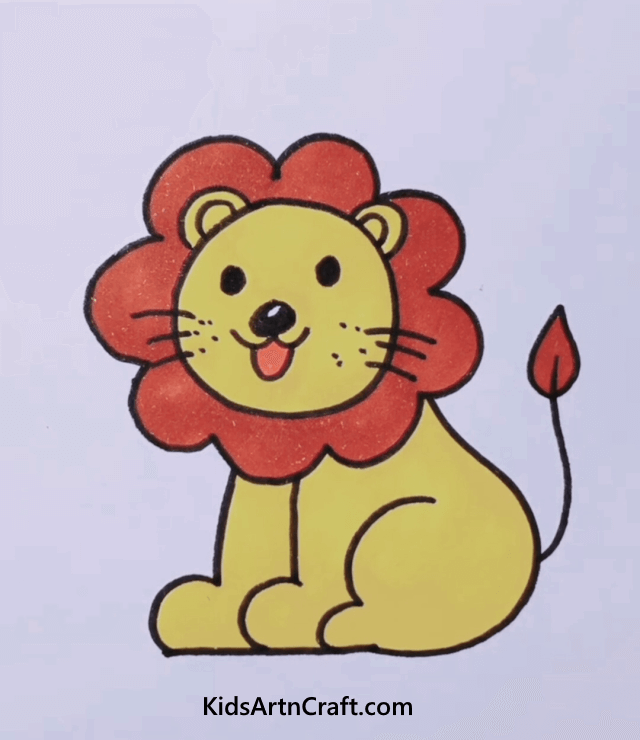 Lion Beautiful Drawing Ideas for Animal Lovers Kids