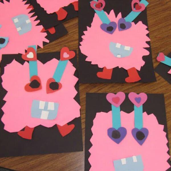 Valentine’s Day Craft Ideas For Kids Valentine Card - Paper Craft Ideas For Kids