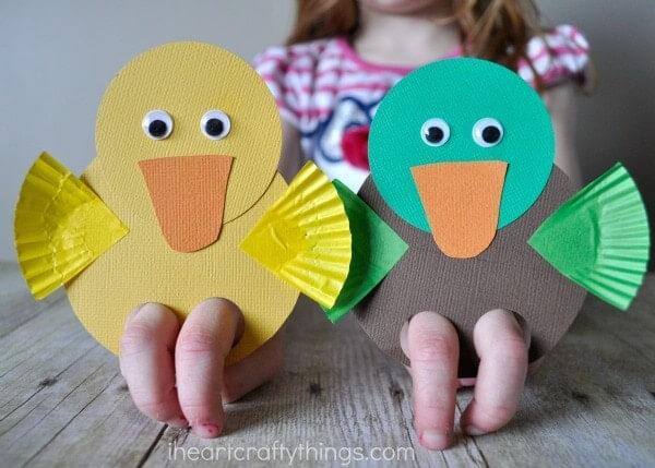 Adorable Duck Finger Puppets