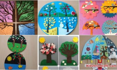 Changing Seasons Art Crafts Activities for Montessori Toddler