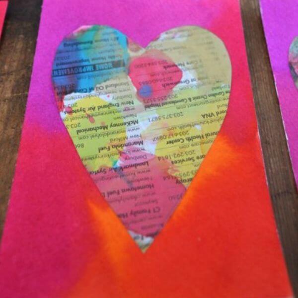 In the Love heart of colors Craft Ideas