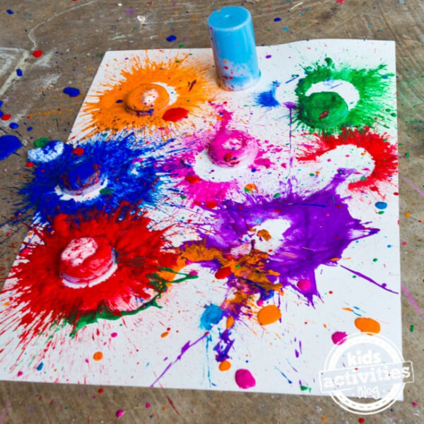 Exploding Paint Bombs Outdoor Activity Idea For Kids DIY Outdoor Activities For Kids