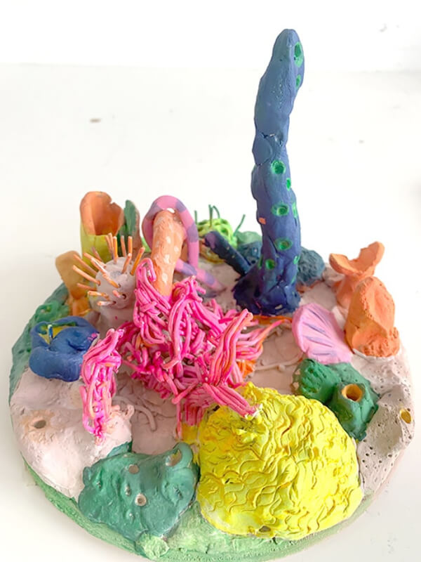  Coral Craft Ideas & Activities for Kids Play dough Coral Reef