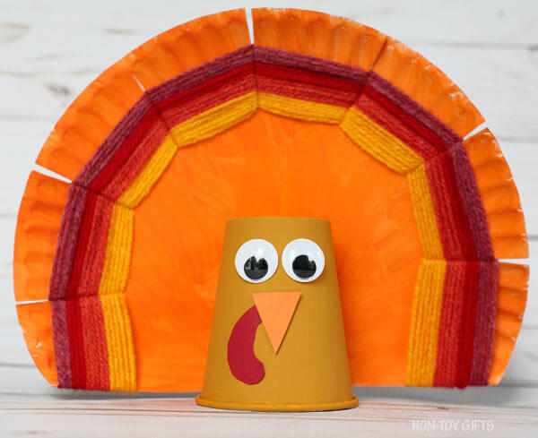 Disposable Cup Thanksgiving Craft