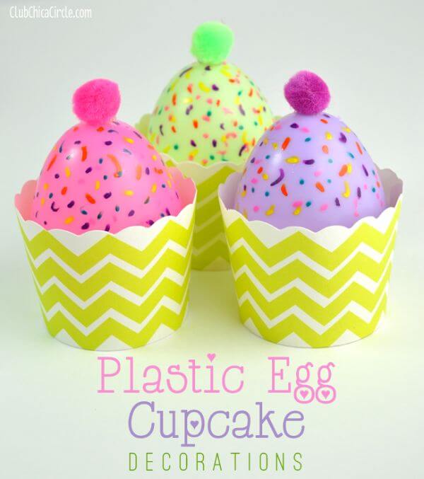 Plastic Egg Craft Ideas For Kids Cupcake Ideas With Plastic Eggs