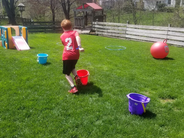 Obstacle Course Outdoor Game Idea For Kids