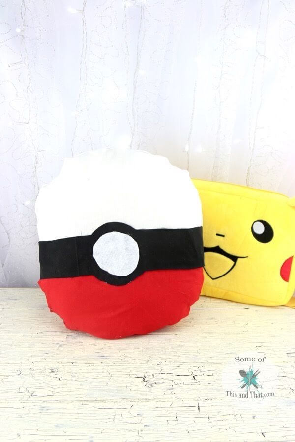 Pokémon Craft Ideas for kids Pokemon Family Pillow