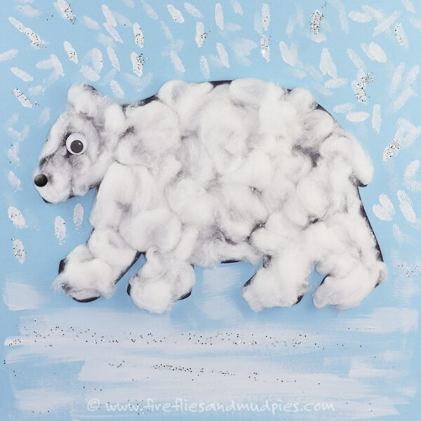 Cute Polar Bear Crafts for Kids Fur To Keep Warm